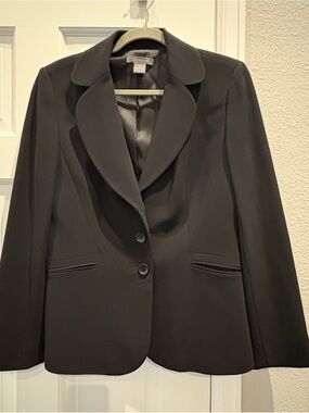 ANN TAYLOR Black Blazer EUC